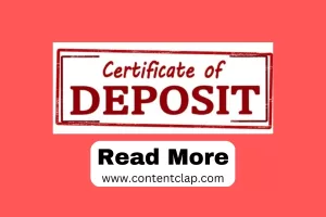 Certificate of Deposit - Contentclap