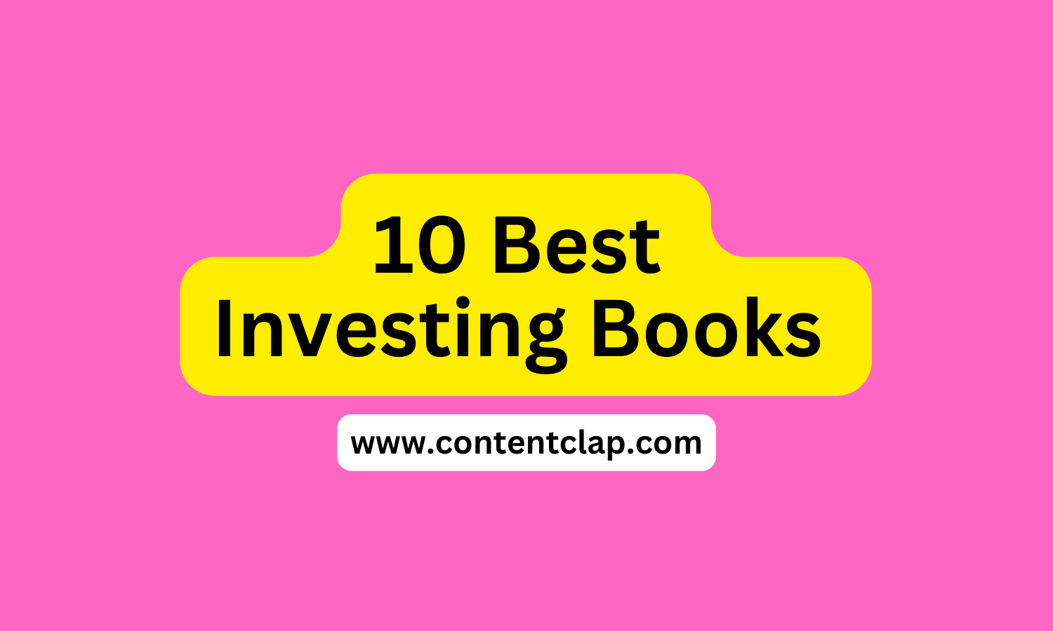 10 Best Investing Books That You Might Find Helpful - CONTENTCLAP