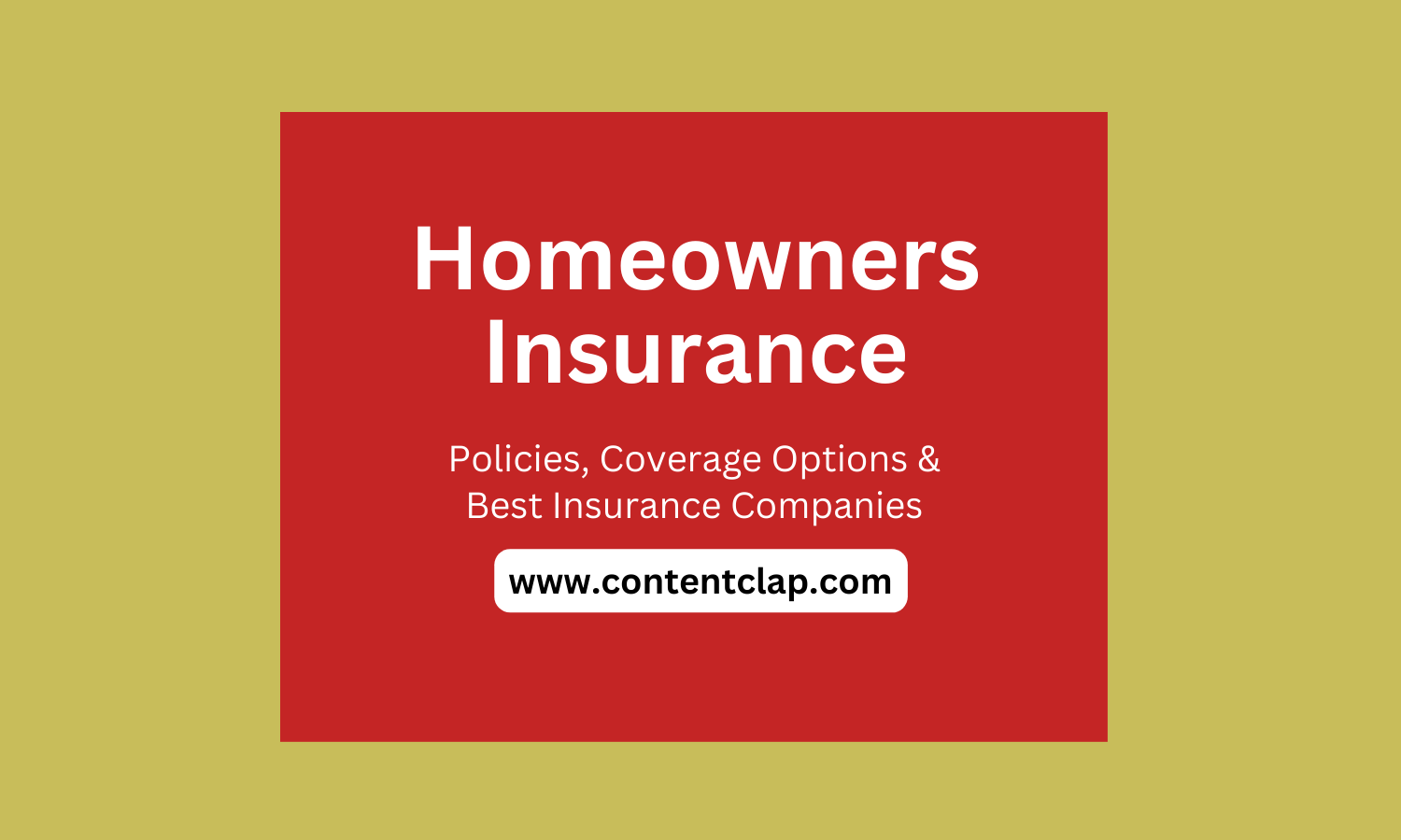 You are currently viewing Homeowners Insurance: Overview, Policies, Coverage Options, and best insurance companies