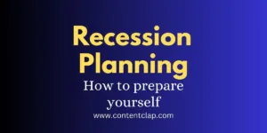 Recession Planning How to prepare yourself